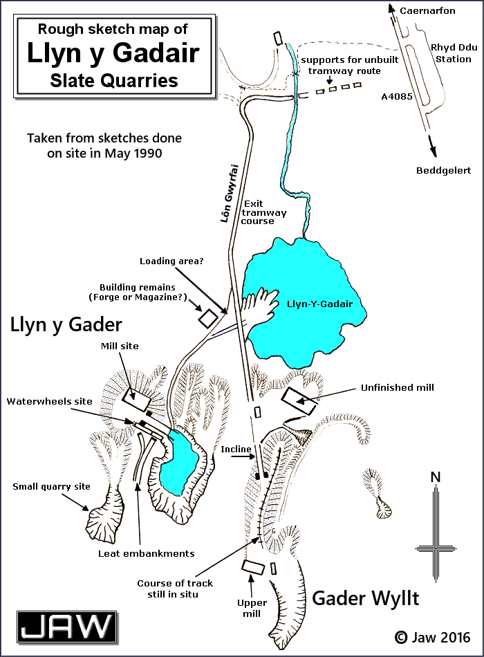 * Llyn y Gadair Slate Quarry (Remains Of The Welsh Slate Industry) *