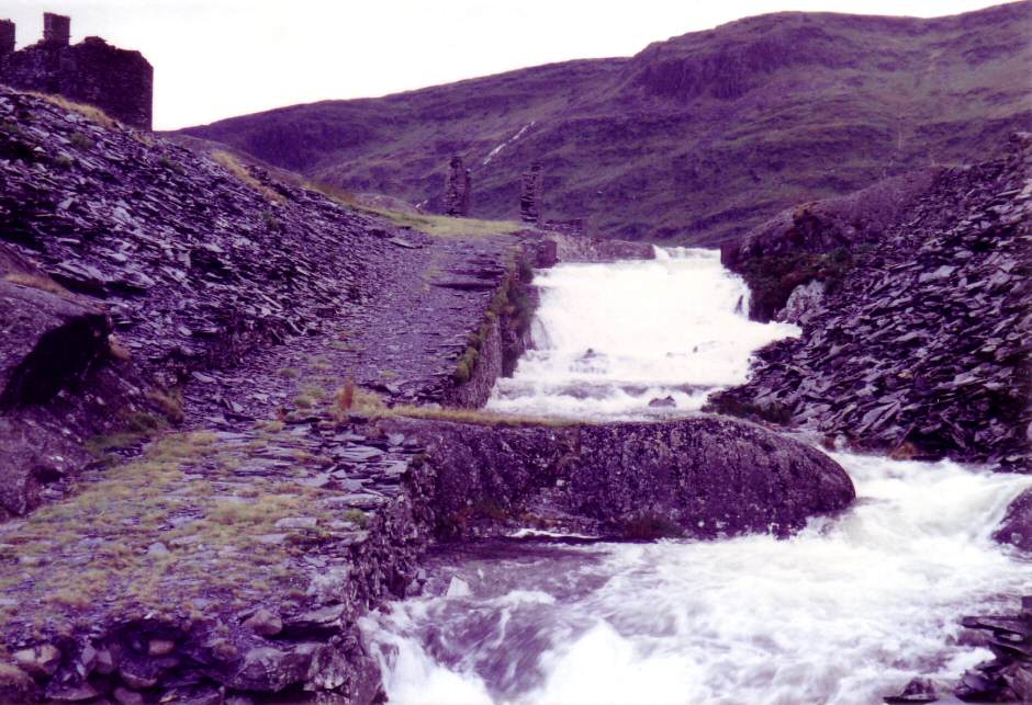 * [Pic 3] Cwmorthin Quarry - Lake Incline (1982) *