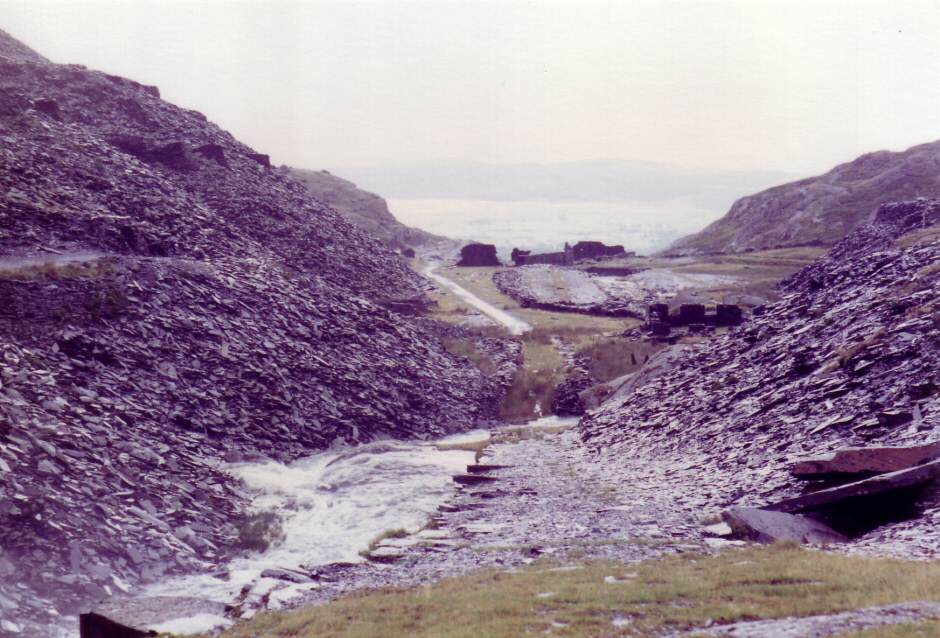 * [Pic 4] Cwmorthin Quarry - Lake Incline II (1982) *