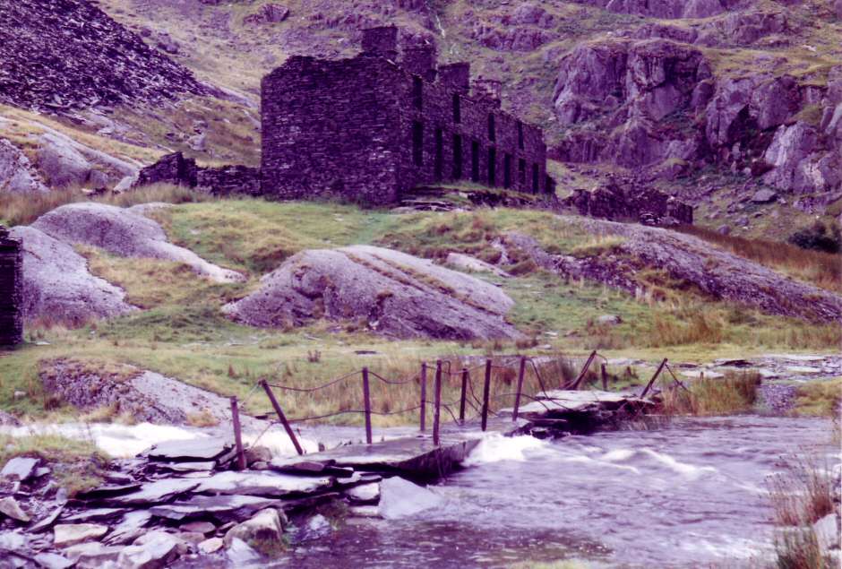 * [Pic 5] Cwmorthin Quarry - Cwmorthin Terraces (1982) *