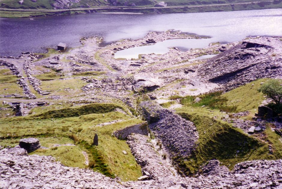 * [Pic 31] Cwmorthin Quarry - View from Floor 5 (1995) *